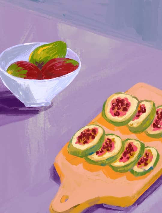 Figs & Berries Still Life
