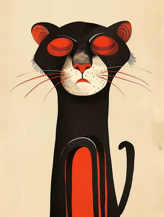 Cool Cat Portrait