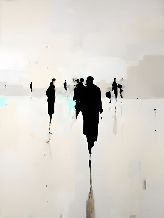 Urban Silhouettes in Mist