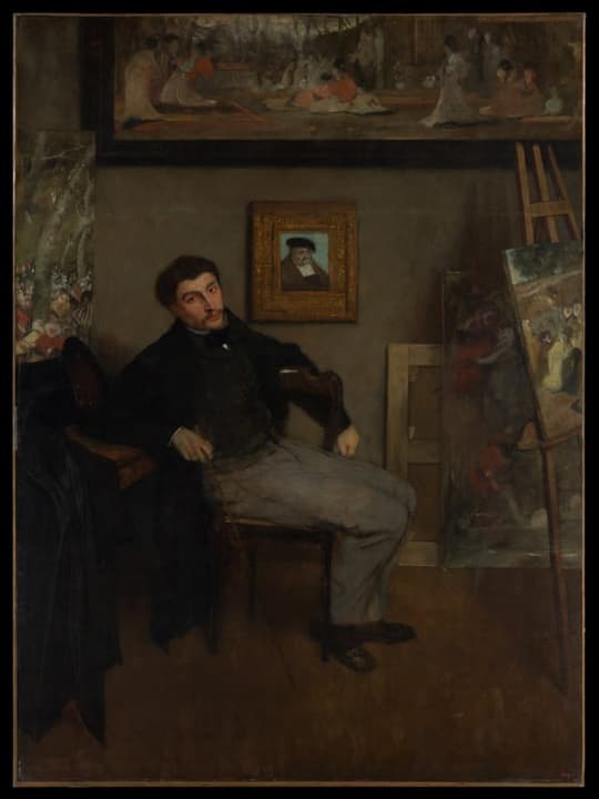 James-Jacques-Joseph Tissot (1836–1902), by Edgar Degas, ca. 1867–68