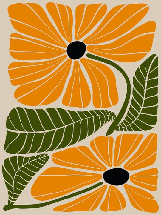 Botanical Daisy Duo