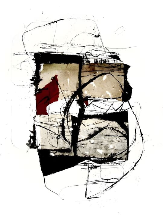 Abstraction in Red & Black