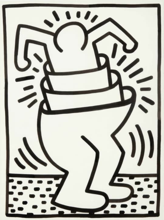 Dancing Figure with Sun