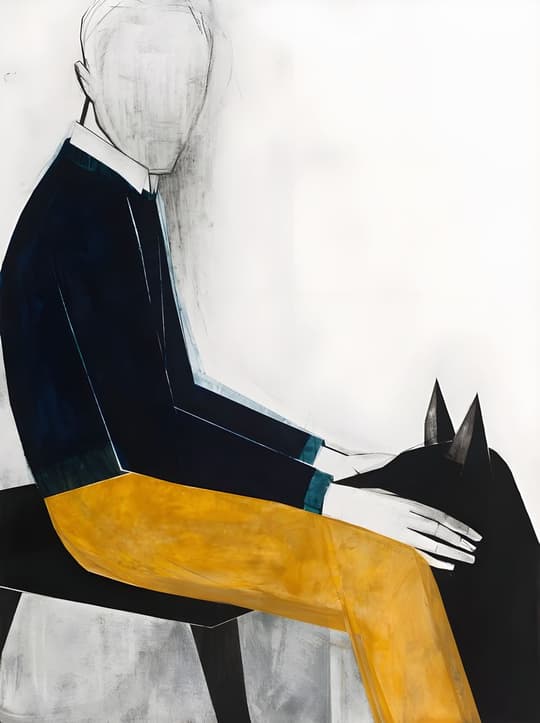 Man with Dog