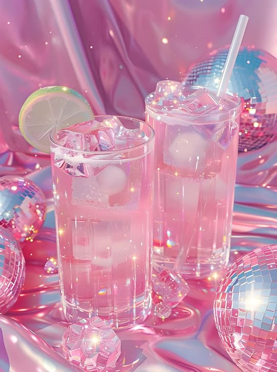 Neon Disco Cocktails