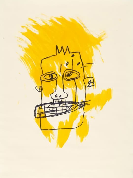 Yellow Expressionist Portrait