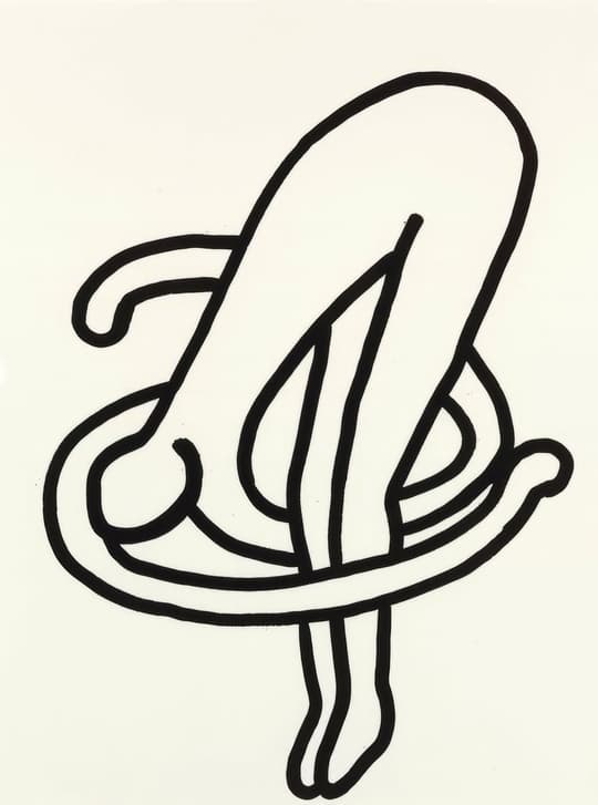 Botanical Abstract Line Art