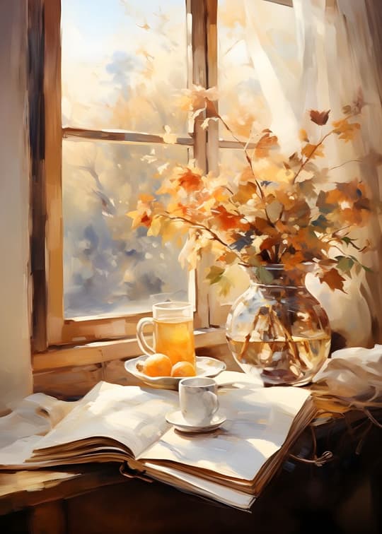 Autumn Window Study
