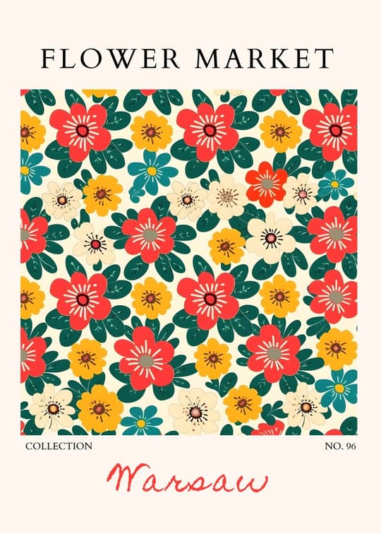 Flower Market Collection No. 96
