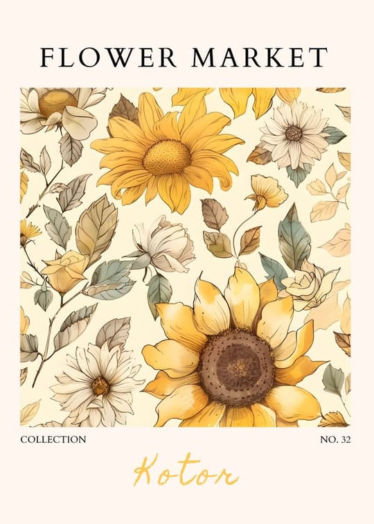 Flower Market - Sunflower Collection No. 32