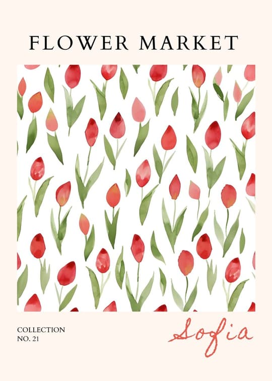Flower Market Collection No. 21