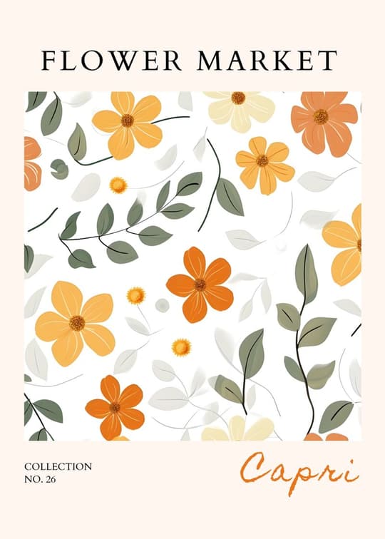 Flower Market Capri Collection