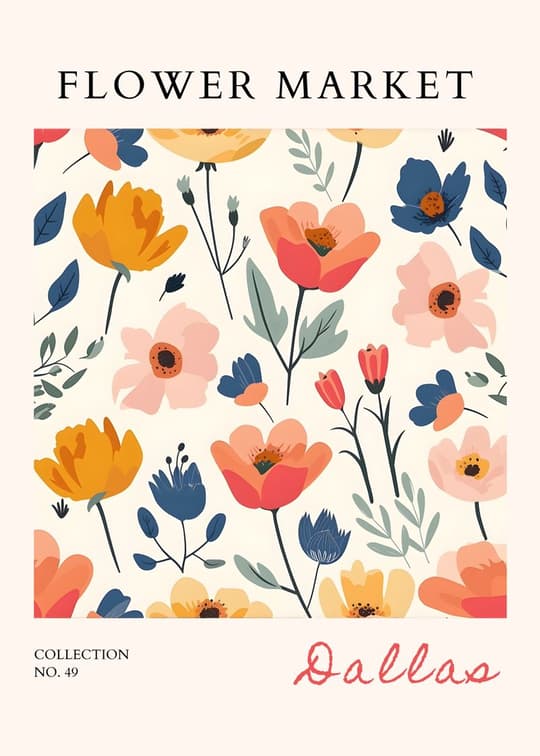 Flower Market Collection No. 49