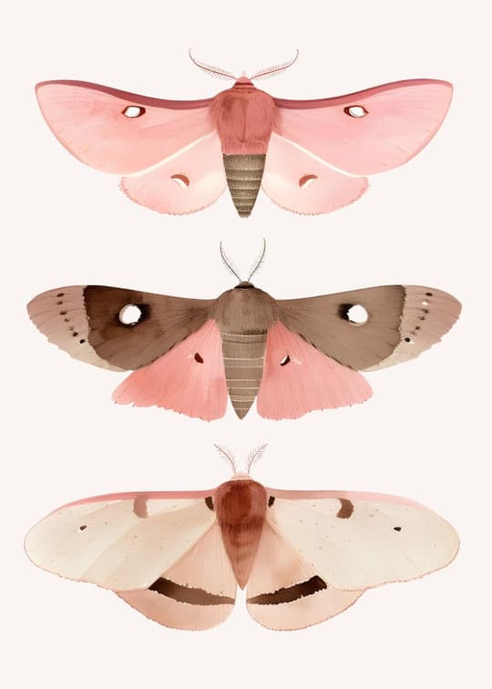 Vintage Moth Studies