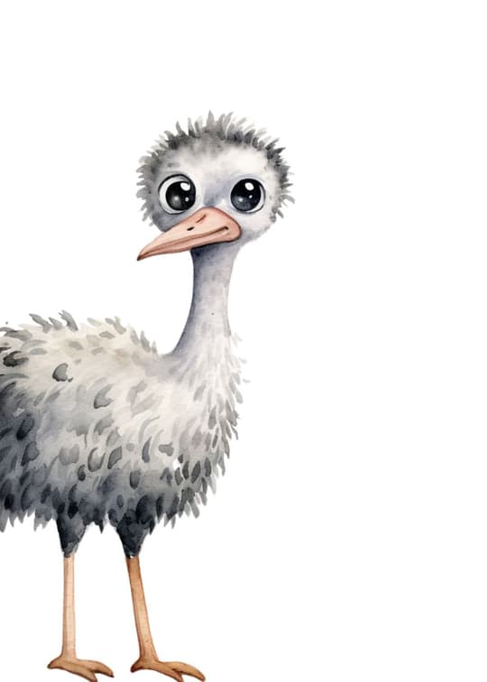 Curious Ostrich