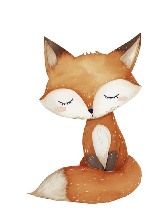 Sleepy Little Fox