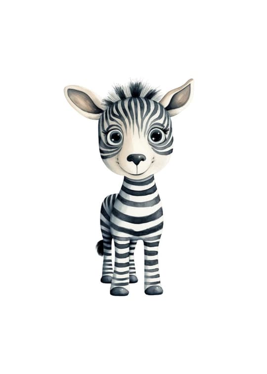 Baby Zebra Portrait