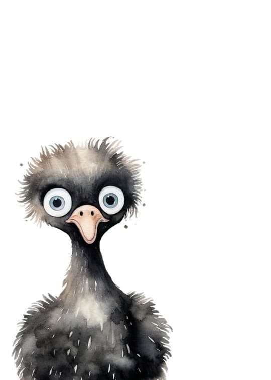 Curious Ostrich