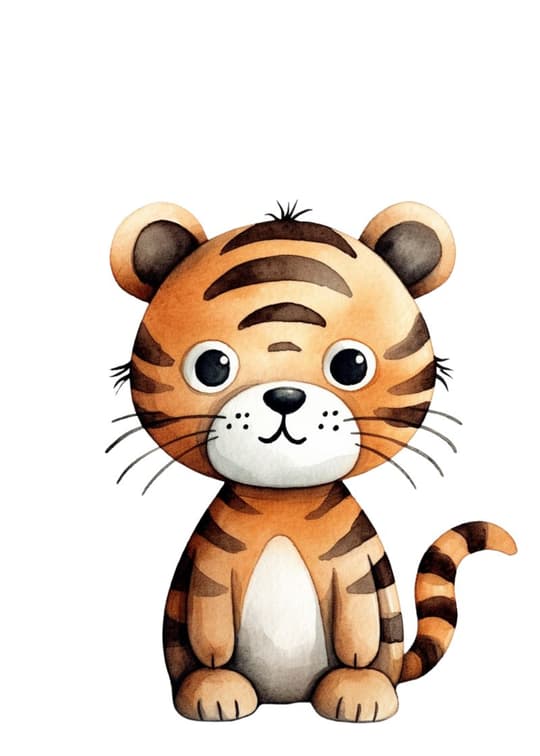 Happy Little Tiger