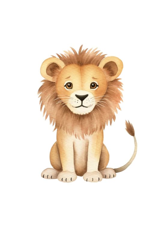 Smiling Lion Cub