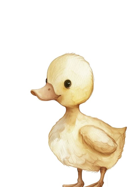 Gentle Duckling Portrait