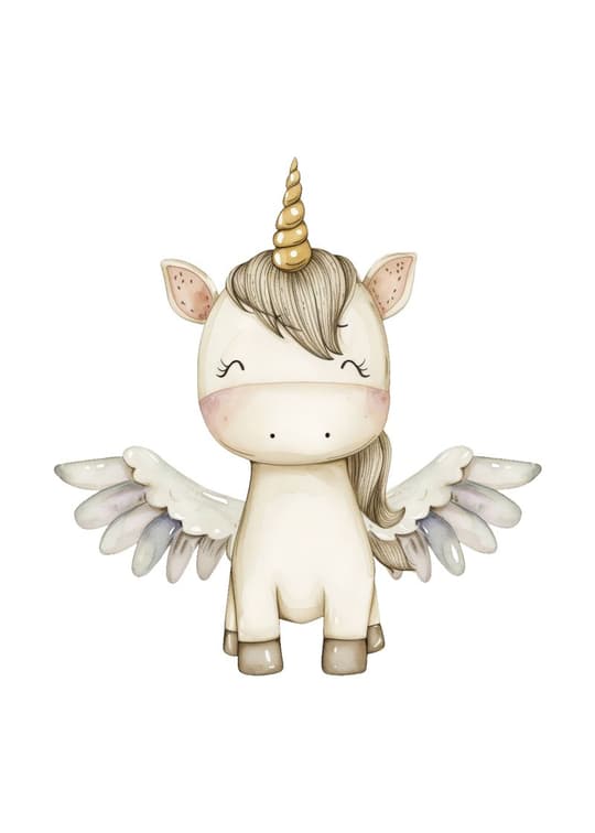 Winged Unicorn Baby