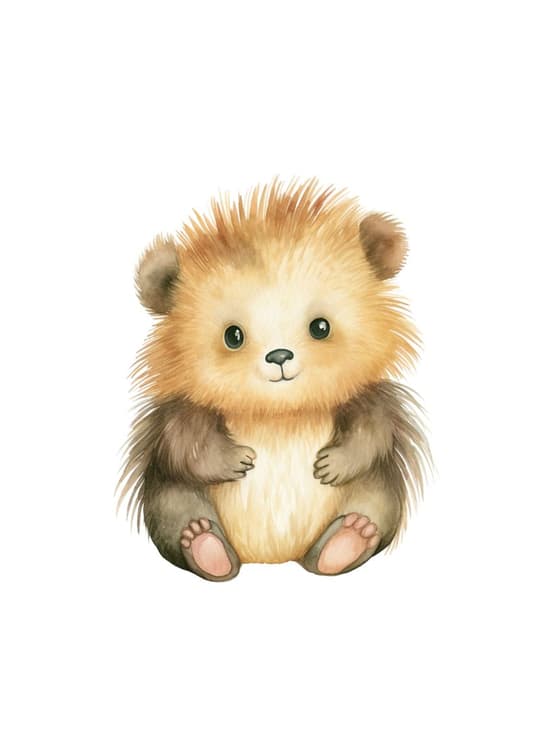 Adorable Baby Hedgehog