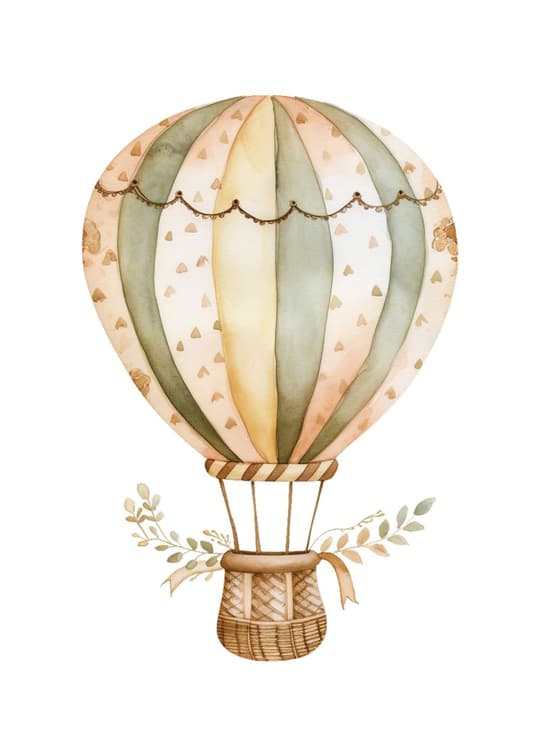Vintage Hot Air Balloon