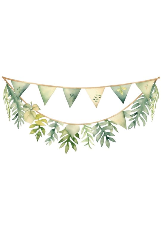Botanical Leaf Garland
