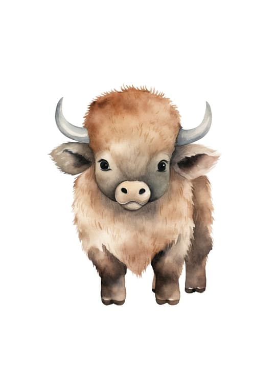 Highland Calf Portrait