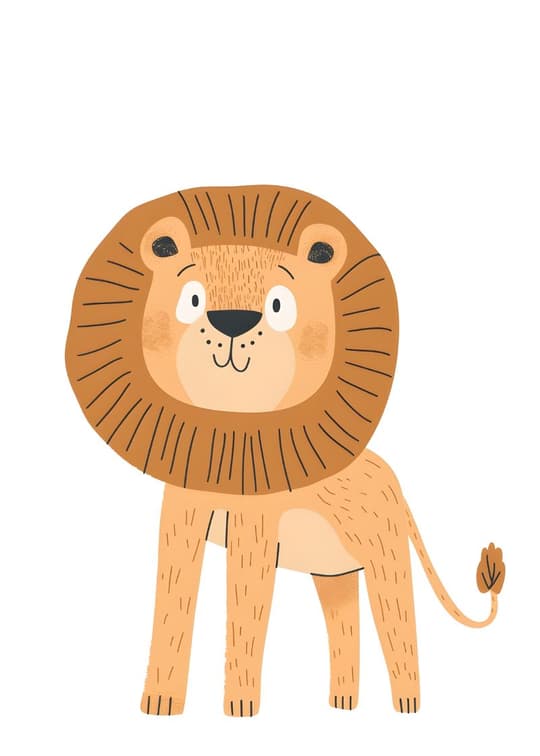 Cheerful Lion Cub