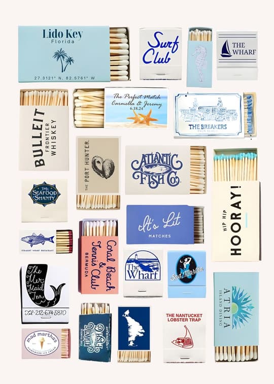 Coastal Matchbox Collection