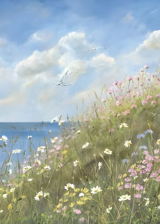 Wildflowers by the Sea