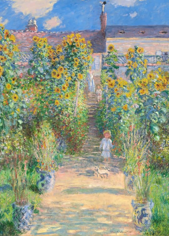 Sunflower Garden Path