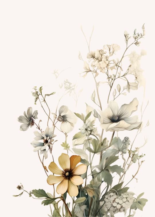 Delicate Wildflower Study