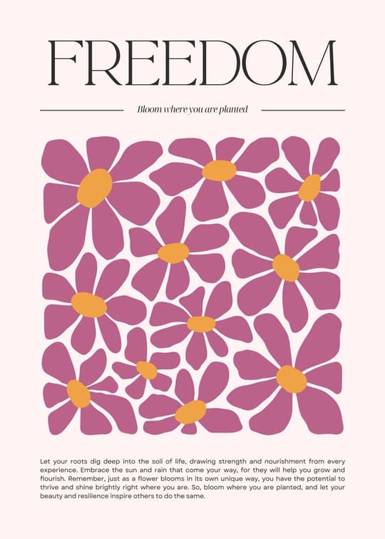 Freedom — Bloom Where You're Planted