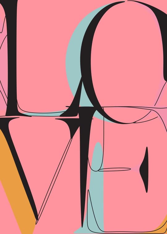 Modern Abstract Geometric Composition