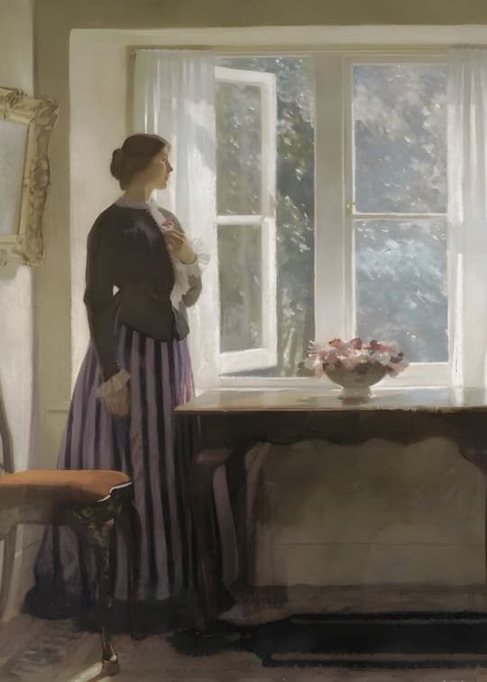 Young Woman at the Window