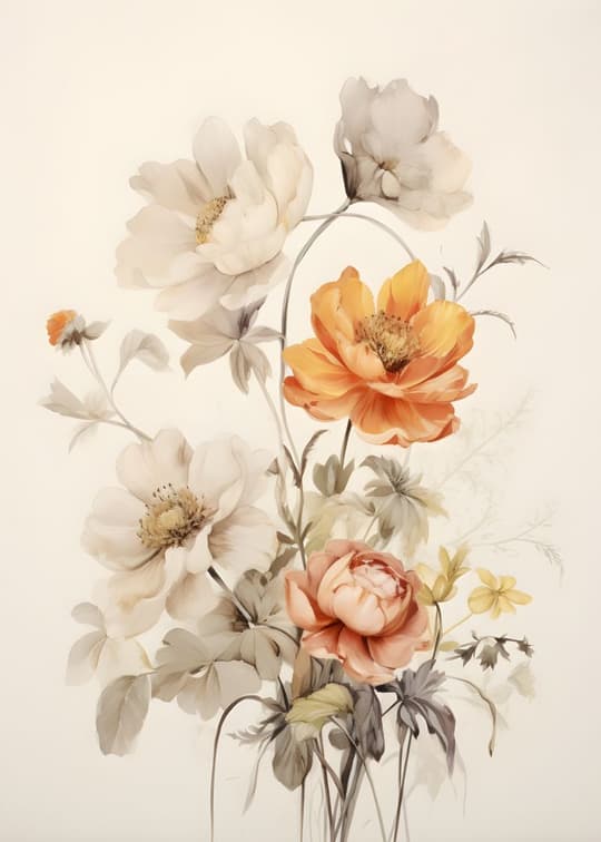 Delicate Peony Arrangement
