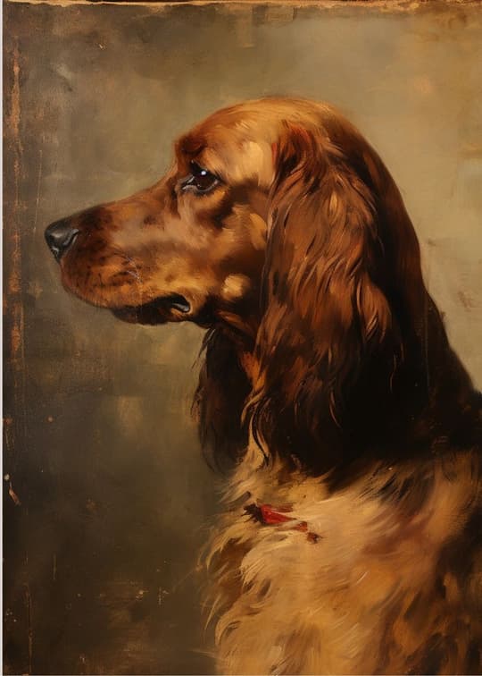 Portrait of a Spaniel