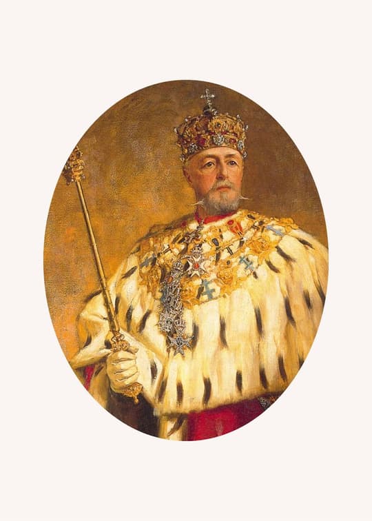 Royal Monarch in Ceremonial Robes