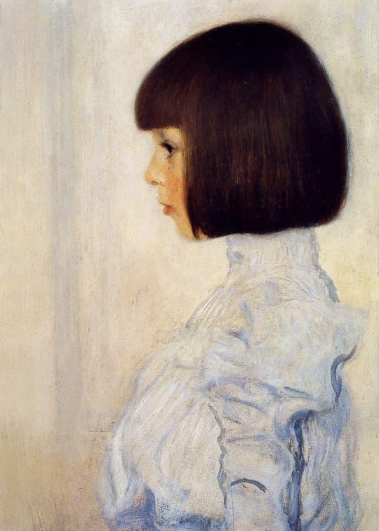 Portrait of a Girl in Profile
