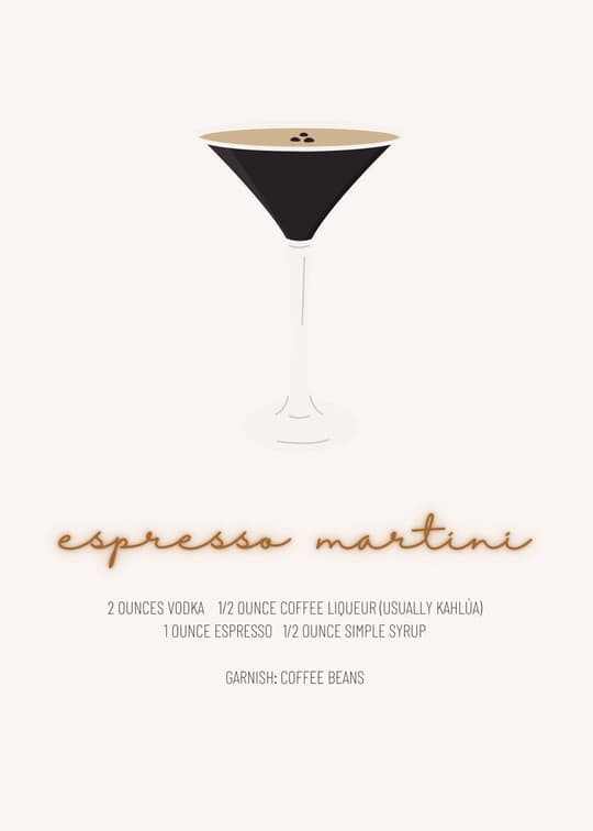 Espresso Martini Recipe Art