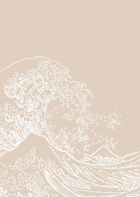 The Great Wave (Minimalist)