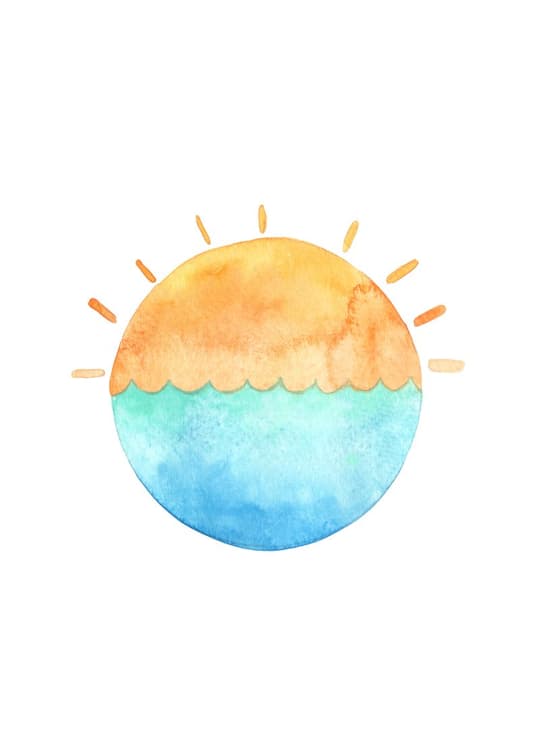 Sun Over Water