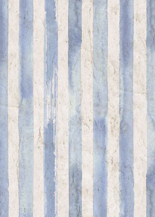 Weathered Blue & Cream Stripes