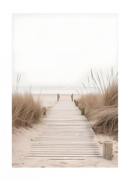 Beach Boardwalk to the Sea