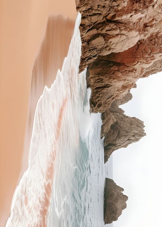 Desert Cliffs & Ocean