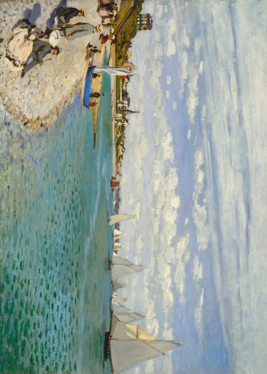 Seaside Beach Scene