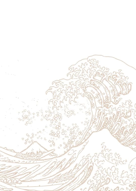 The Great Wave (Monochrome)